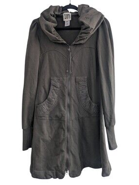Prairie Underground Brown Long Cloak Hoodie